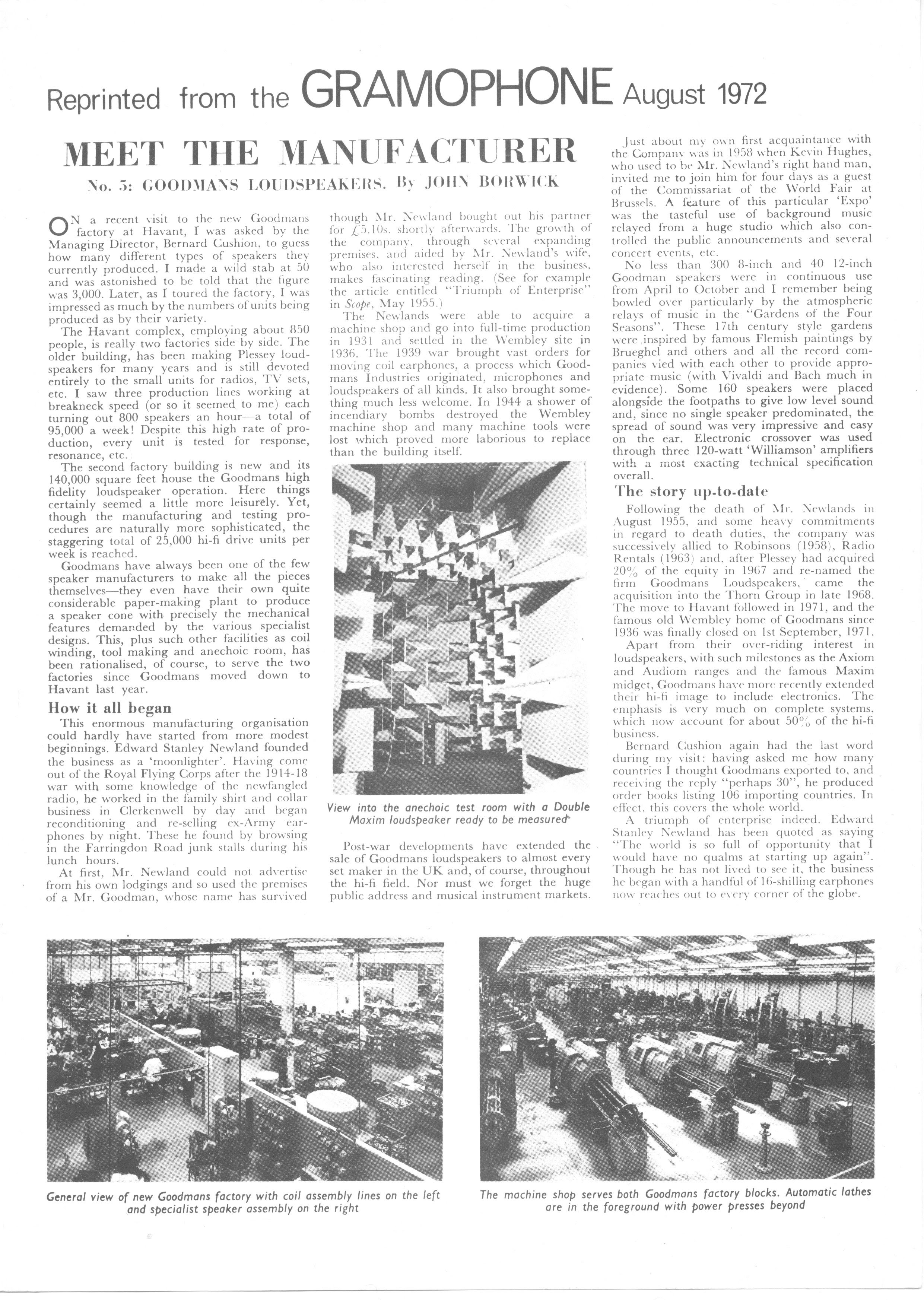 Loudspeakers hall of fame